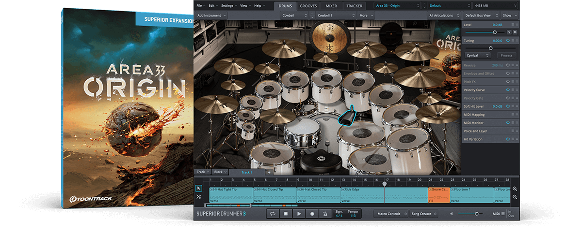 Toontrack SDX -  Area  33 Origin